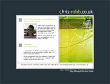 Tablet Screenshot of chris-robb.co.uk